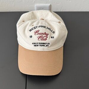 Abercrombie & Fitch West Pine Hills Cap - Cream and Tan